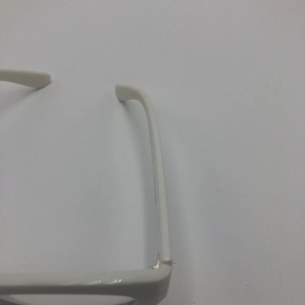 Zenni Optical Women's Eyeglass Frames White Cat Eye Preowned  With Case 50s Look